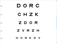 Eye Chart Software